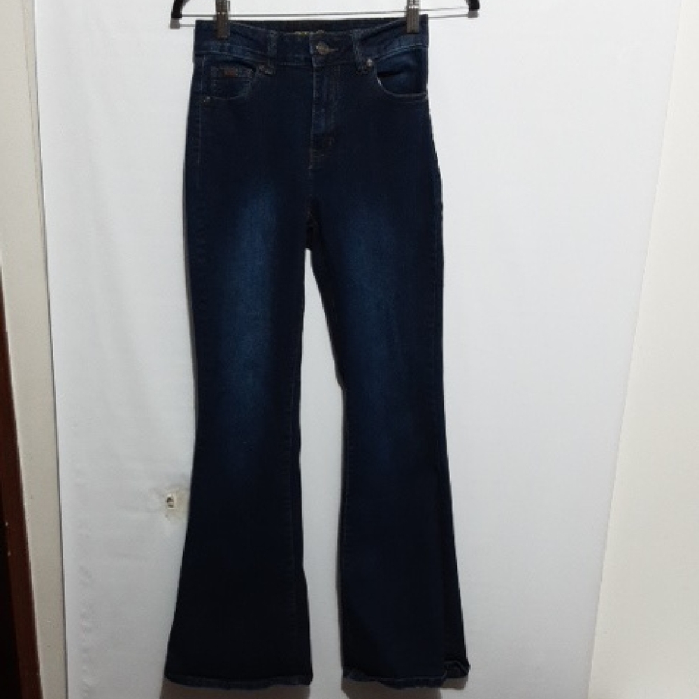 STAG‎ Women's 1/23 Wide Leg Blue Denim Jeans